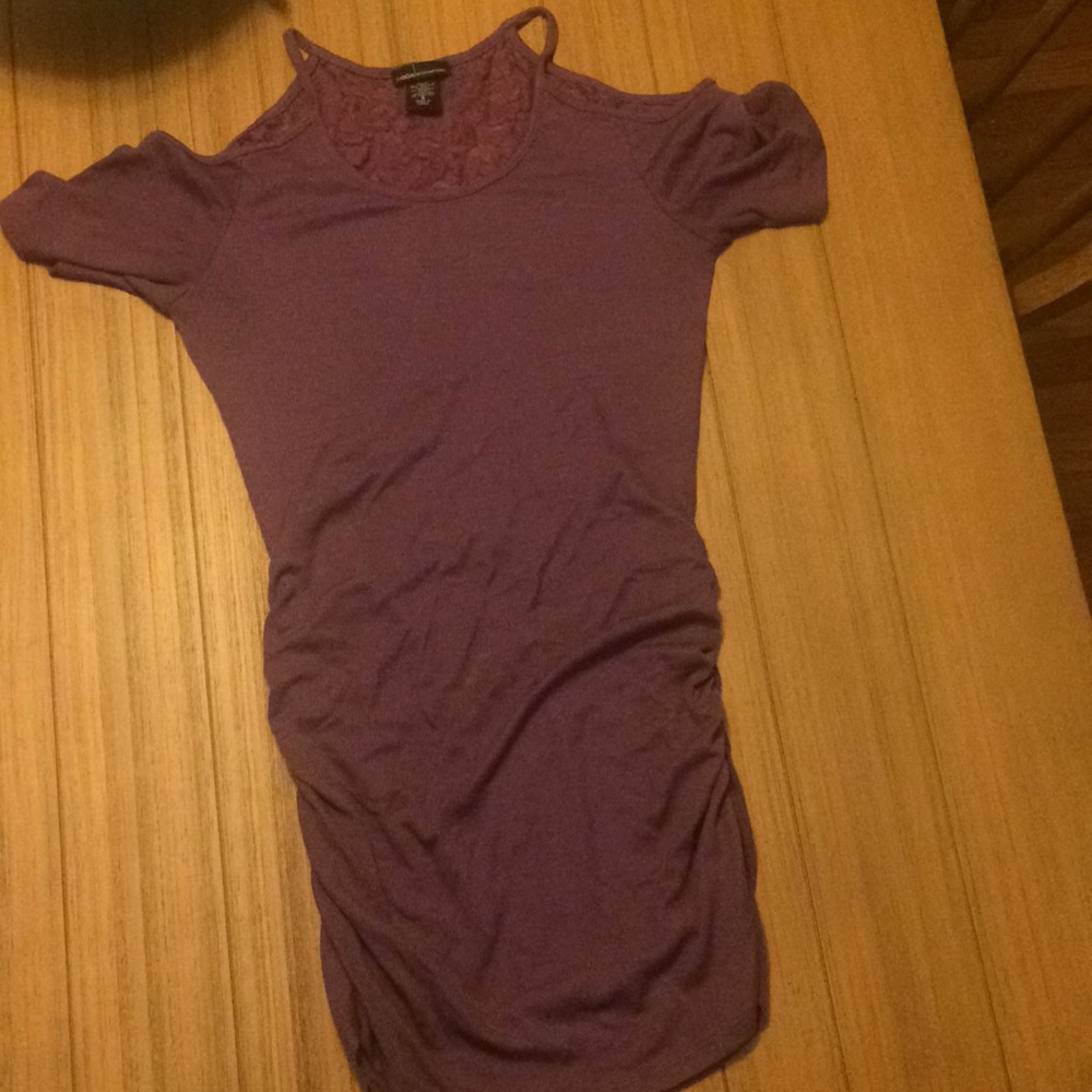 Purple lace tunic